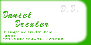 daniel drexler business card